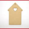 Beach Hut Heart at Top