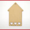 Beach Hut Three Hearts at Bottom