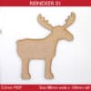 MDF Reindeer - Style One